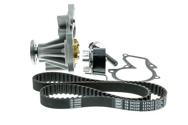 Bomba de agua + kit correa distribución AISIN ref. TKFD-7008